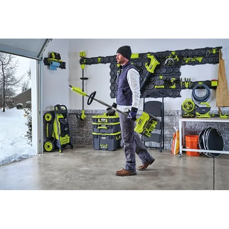 Ryobi ONE+ Akku-Schneefräse RY18ST25A-0, 18 V mit 25 cm Arbeitsbreite, ohne Akku, wetterfest und leise – Bild 12