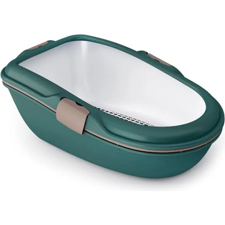 Zolux Kuweta FURBA MAXI z sitkiem 47x69,5x26 cm kol. brązowozielony, Katzenklo