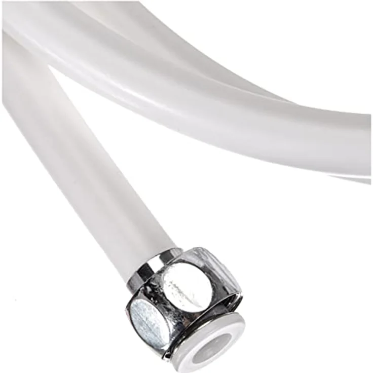 RIDDER Brauseschlauch, Duschschlauch ca. 1,5 m Barbados, weiß, PVC | Rostfrei | KTW zertifiziert – Bild 3