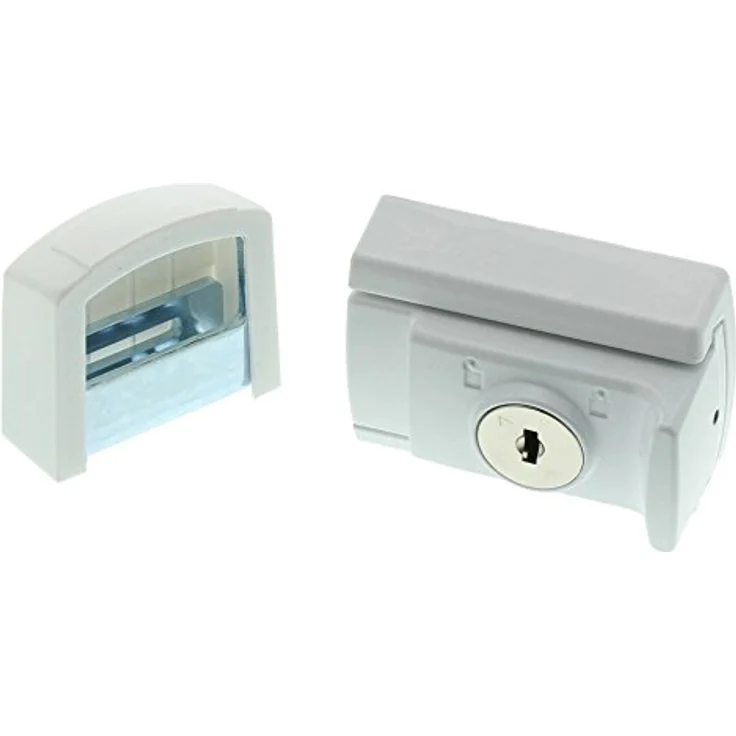 BURG-WÄCHTER Winsafe WZ 60 W SB Fenster- und Türriegel, 1 Stück, 45 x 80 x 36 mm, Weiß – Bild 2