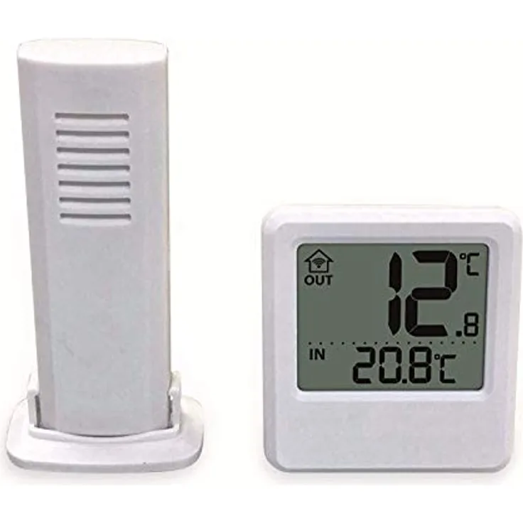 Technoline WS 9114, Sender TX97 und Station, Weiß, kompakte Messgeräte 