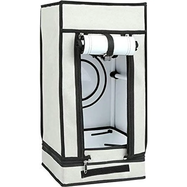 Homebox Q30 Ambient, Mini Gewächshaus 30x30x60cm mit lichtdichten Reißverschlüssen und wasserundurchlässigem Bodenelement