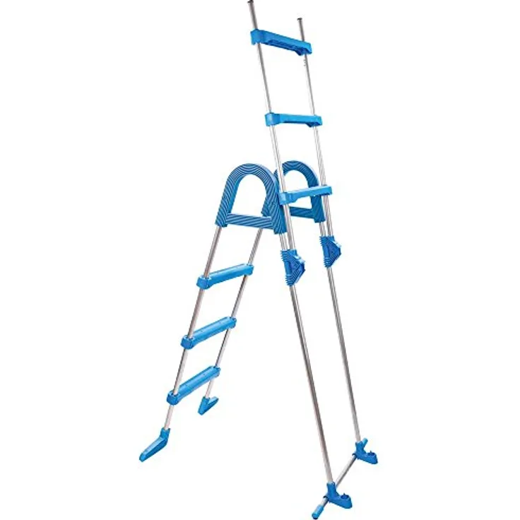 MyPool Sicherheitsleiter Edelstahl 1,20 m 2x4 Stufen