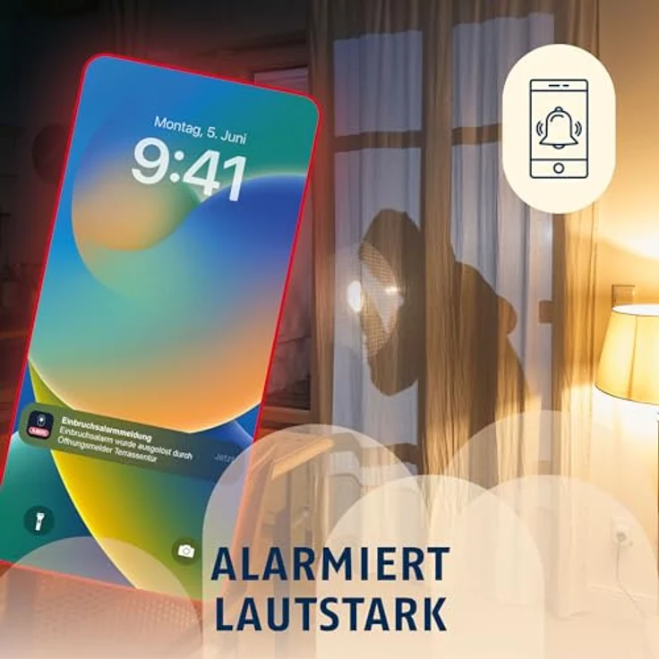 ABUS Smartvest Pro Funk-Alarmanlage & App Starter Set FUAA45000, erweiterbar, selbstinstallierbar, Sprachassistent-kompatibel, ohne Abo – Bild 2