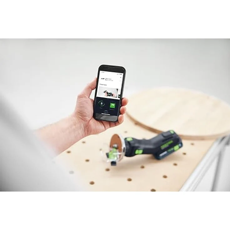 Festool OFKC 500 R3 EB-Basic, Akku-Kantenfräse mit 1/10 mm Frästiefeinstellung, bürstenlosem EC-TEC-Motor und transparenter Absaughaube – Bild 3