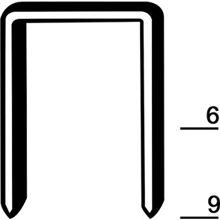 Prebena HEFTKLAMMERN VERZINKT PF14CNK, 14 mm Heftklammern, 3.000 Stück pro Schachtel, Drahtmaß 0,5 x 1,27 mm