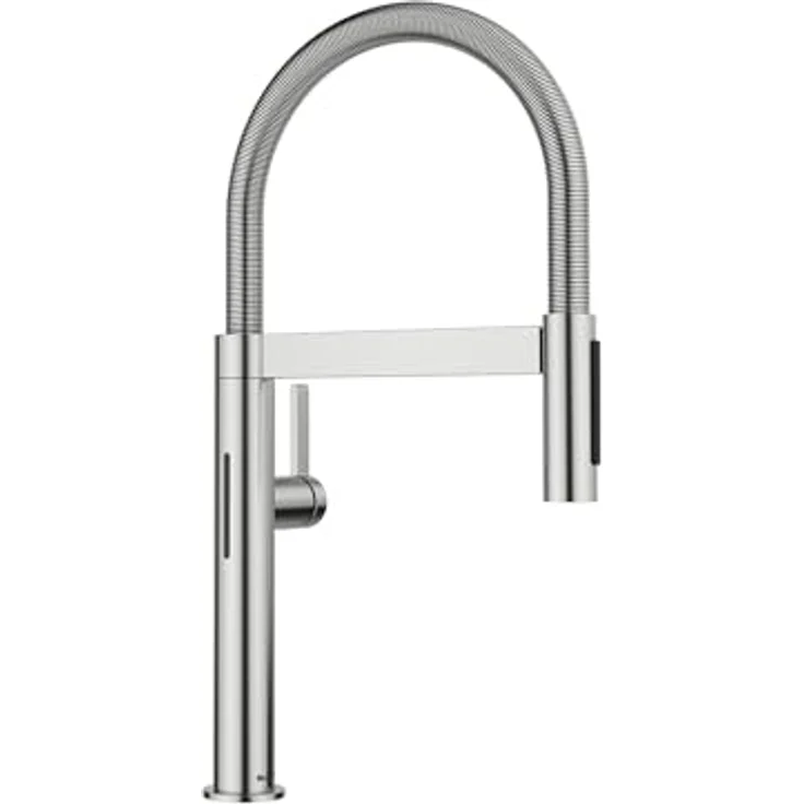 Blanco CULINA-S II Mini Sensor Küchenarmatur, Hochdruckarmatur in PVD steel mit Schlauchbrause und Doppelsensorik – Bild 5
