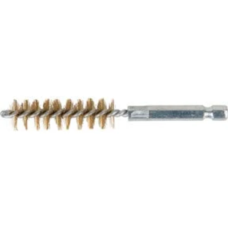 KSTOOLS 1/4' Messing Bürste Ø 9 mm, Schleifbürste mit 100 mm Gesamtlänge und 1/4" Antrieb – Bild 2
