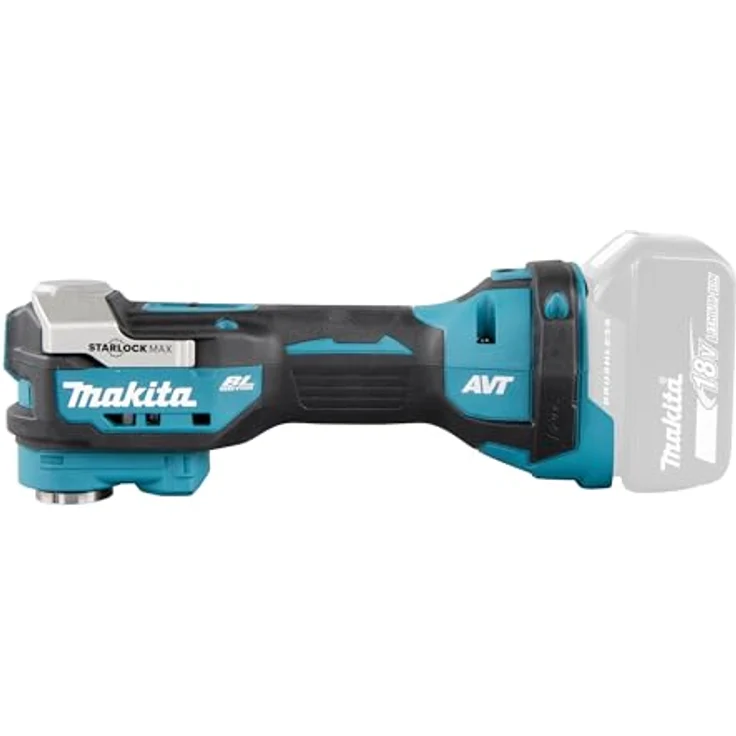 Makita Akku-Multischleifer, Multifunktionswerkzeug 18V, DTM52ZJX2, ohne Akku in MAKPAC 3 – Bild 3