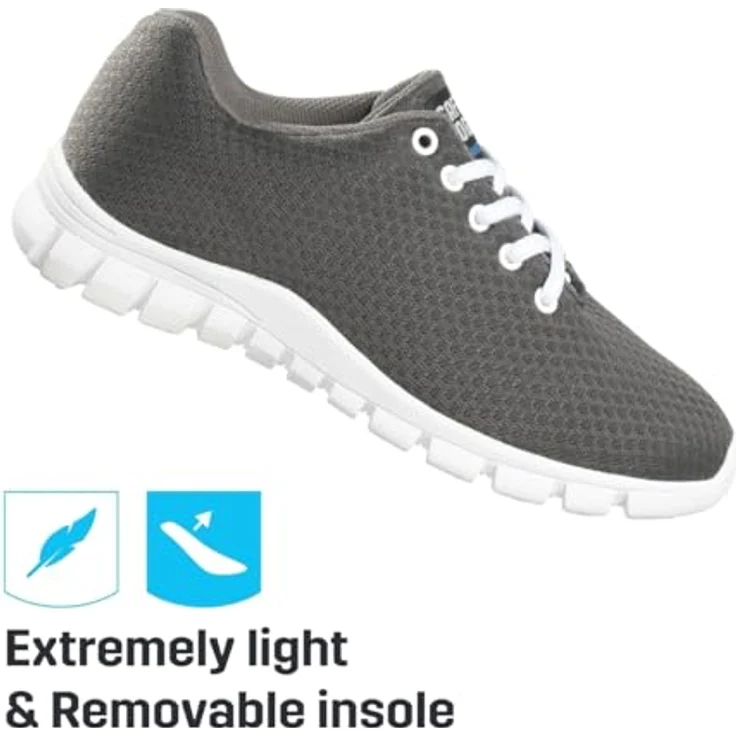 Safety Jogger Kassie O1, Atmungsaktiver Berufsschuh mit Rutschfestigkeit und Elektrostatikschutz, dunkelgrau, Größe 48 – Bild 5