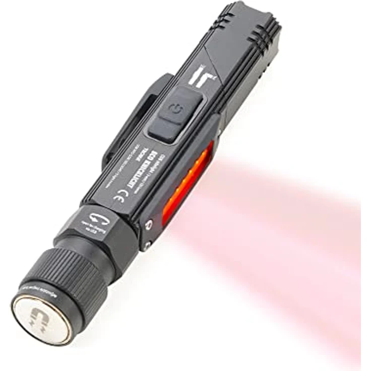Troika ECO KNICKLICHT Taschenlampe, multifunktionale Knicklampe mit 150 lm, 5 Leuchtfunktionen, schwarz, wiederaufladbar, IPX4 spritzwassergeschützt – Bild 4