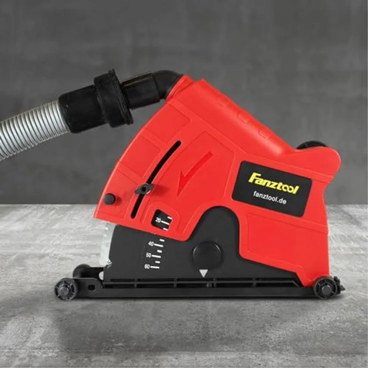 FANZTOOL universal Absaughaube für Winkelschleifer mit 230mm Trennscheiben – Bild 7