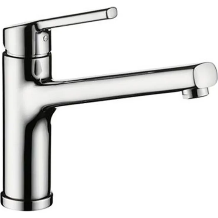 KWC Küchenarmatur Naber Luna E4, Hochdruck Fensterarmatur mit schwenkbarem Auslauf, chrom