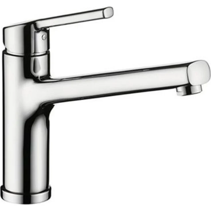 KWC Küchenarmatur Naber Luna E4, Hochdruck Fensterarmatur mit schwenkbarem Auslauf, chrom