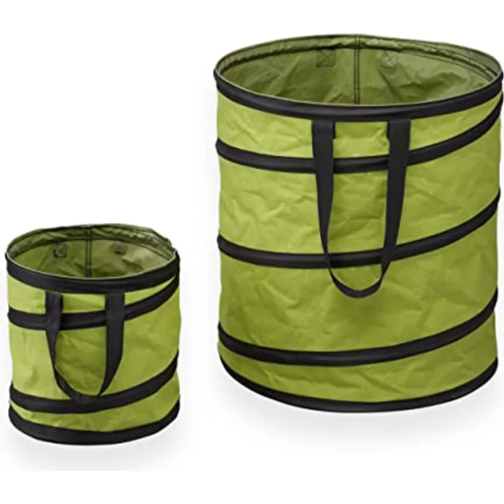 TrendLine Laub- und Grastonne Set 85 L und 15 l Gartenabfallbehälter