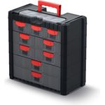 Kistenberg Werkzeugbox KMC501, Werkzeugkoffer Multicase Cargo 50 mit Schubladen und Polymergehäuse
