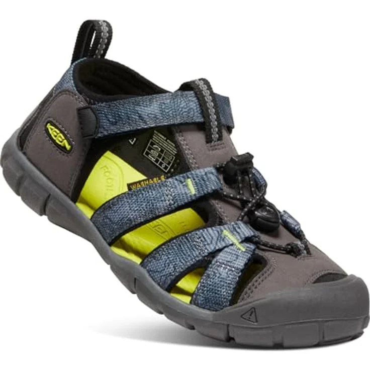 Keen Seacamp II CNX, Sicherheitssandalen für Jungen, rosa, Größe 31 mit niedriger Laufsohle und abriebfester Sohle – Bild 3