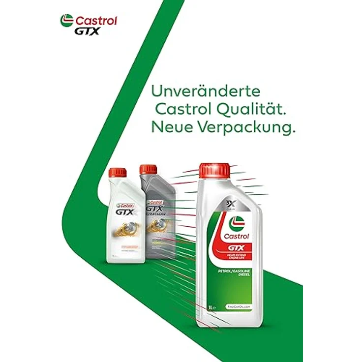 Castrol GTX Ultraclean 10W-40, Mehrbereichsöl mit 50% höherem Schutz vor Schlammbildung, 1 l – Bild 3