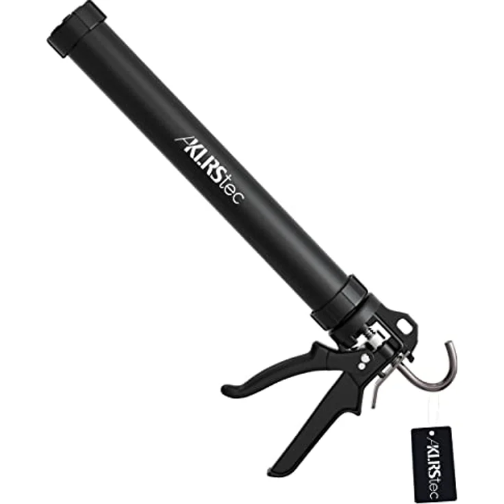 KLRStec Kartuschenpistole XL 600ml aus Metall, Silikon, Acryl, Lehm, Profi 4K Beutel, 4000N Kraftübersetzung, Metallkonstruktion, Made in Europe, Zubehör – Bild 2