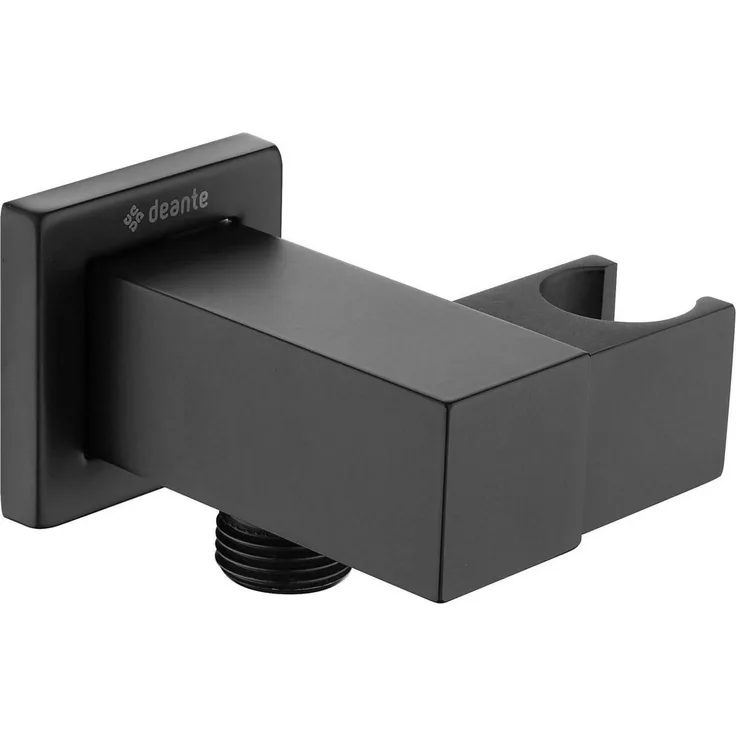 TRIZERATOP Duscharmatur Quadratwinkelanschluss, Chrom mit Halter für Handbrause, Messing, Unterputzmontage, leicht zu reinigen