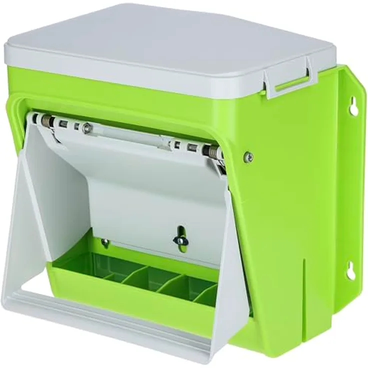 Kerbl SmartCoop Futterautomat mit Schutzklappe, 7,5 kg, Futternapf für Haustiere