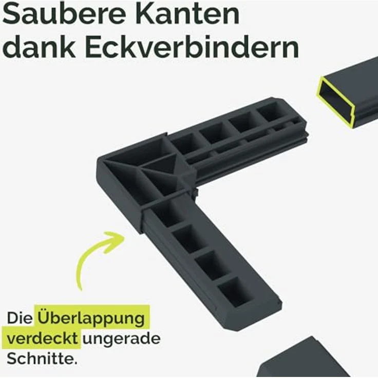 Nematek Fliegengitter Tür Light - Insektenschutz Balkontür mit anthrazit Rahmen, stabiler Metallverstärkung - Bausatz bis max. 100 x 215 cm – Bild 5