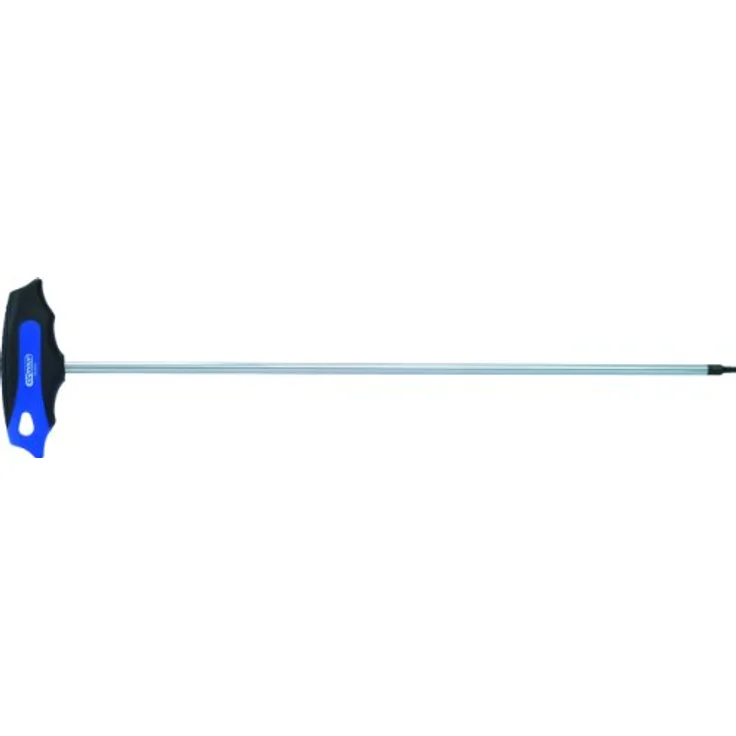 KS Tools T-Griff-Torx-Stiftschlüssel lang, T15, extra lange Ausführung mit 2-Komponentengriff, durchgehend gehärtet, brünierte Spitze – Bild 1