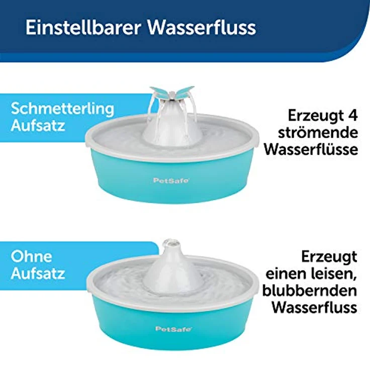 PetSafe Drinkwell Butterfly Pet Fountain, Futternapf – Bild 5