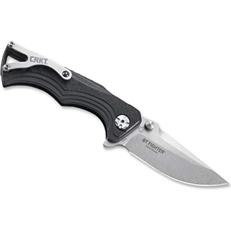 CRKT Unisex – Erwachsene BT Fighter Compact Taschenmesser, Schwarz, 18 cm – Bild 2