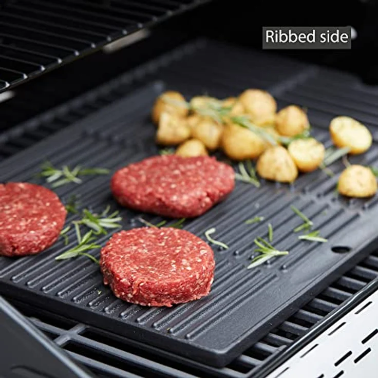 Barbecook Grillplatte, Gusseisen, für Grill Quisson und Siesta, schwarz – Bild 6