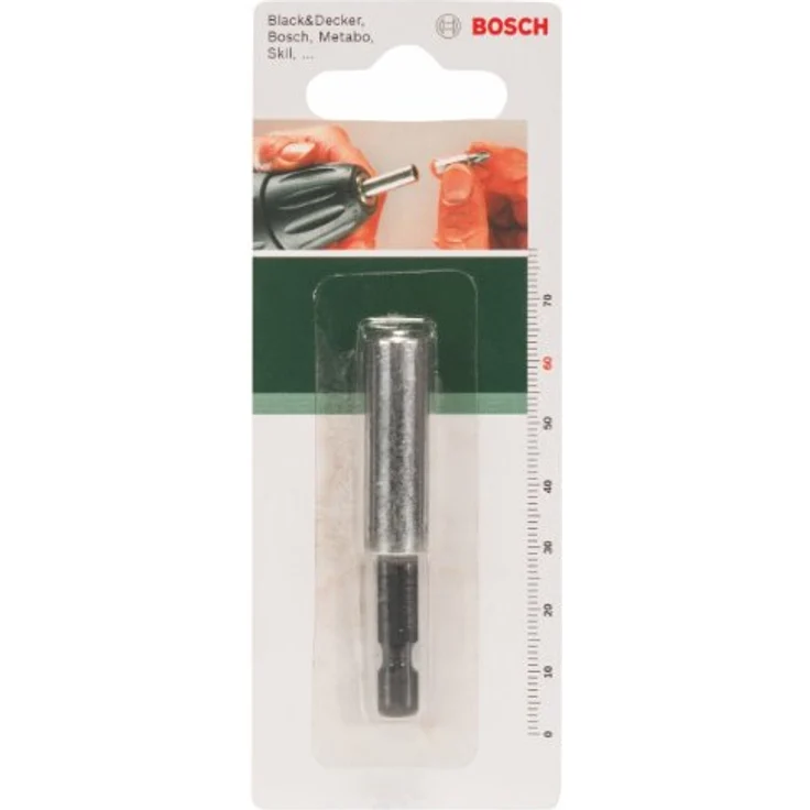 Bosch 2609255900 DIY Universalhalter 54 mm 1-4 Zoll Au ensechskantschaft mit Dauermagnet, ohne Sprengring ( und ) – Bild 3