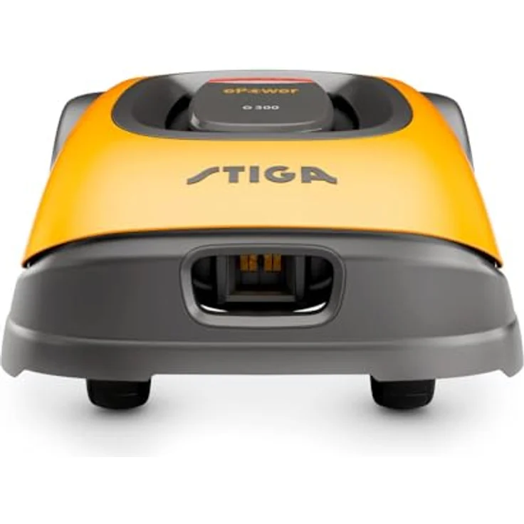 STIGA Rasenroboter G 300 - Mähroboter mit 18 cm Schnittbreite, inklusive 100 Meter Begrenzungsdraht, schwarz-gelb – Bild 4