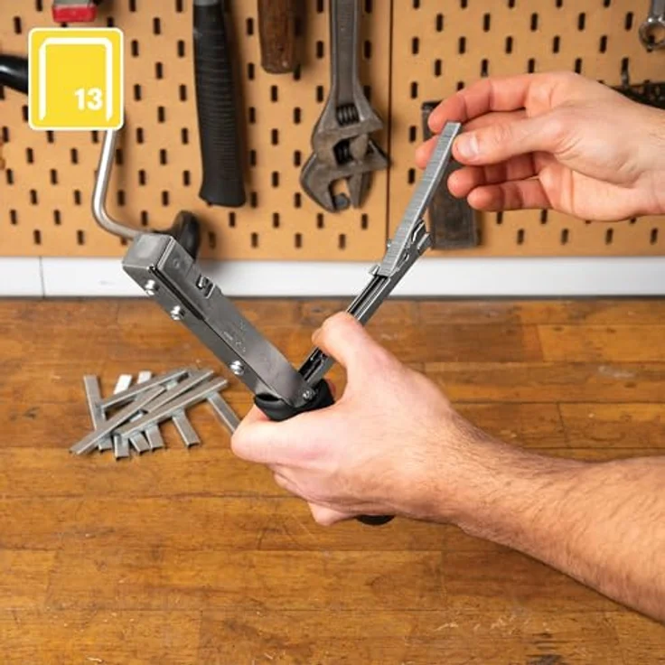 Rapid PRO Hammertacker R19, Leicht und Kompakt, Stahlkonstruktion, für Klammern 4-6 mm – Bild 4