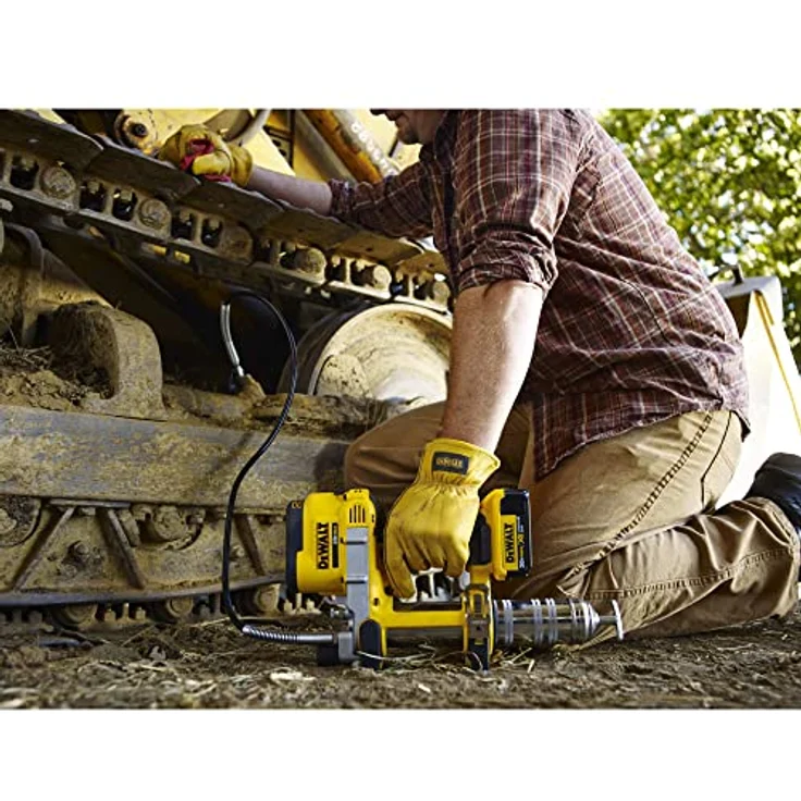 DeWALT DCGG571NK-XJ Akku-Fettpresse, 18 V (Basisv.), Schwarz-Gelb – Bild 2
