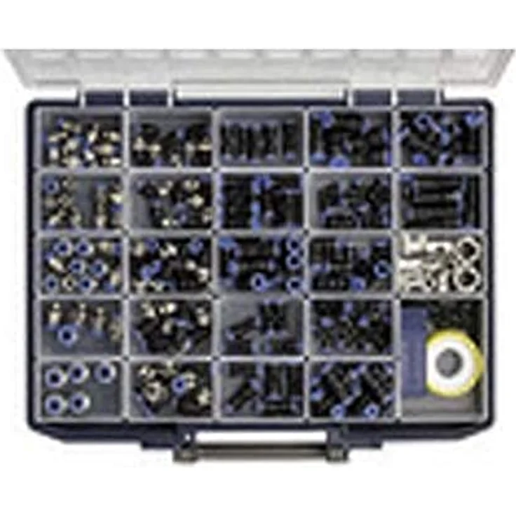 Riegler PIB 100 Blaue Serie, Sortimentsbox Schnellsteckverbindungen aus Kunststoff, 2.0 kg