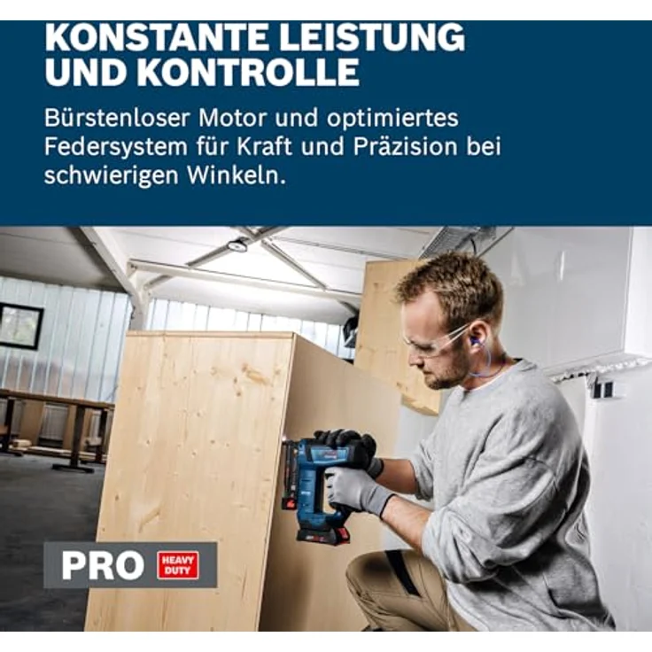 Bosch Akku-Holznagler GNH 18V-35, kabelloser Nagler mit bürstenlosem Motor und stufenloser Tiefeneinstellung, ohne Akku und Ladegerät – Bild 5