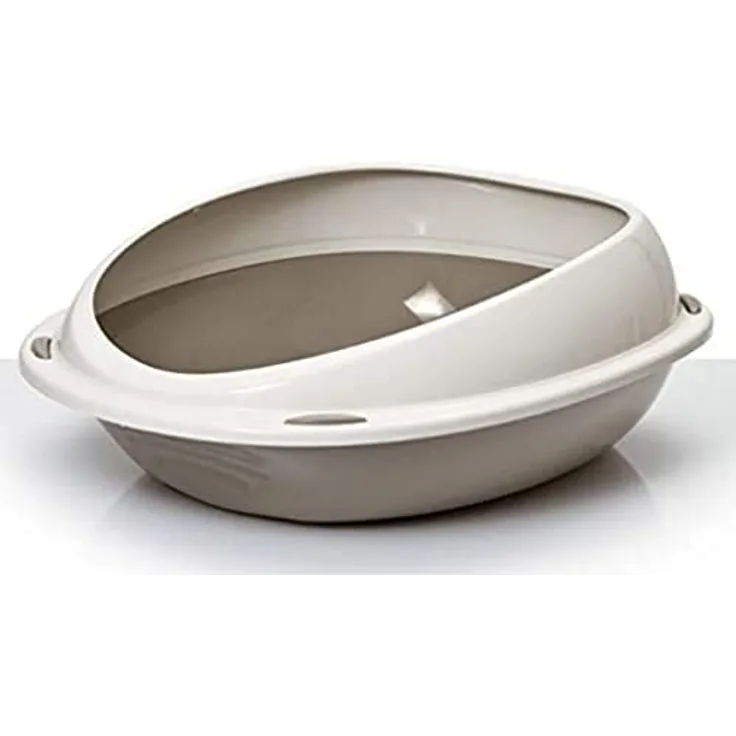 Agrobiothers Shuttle Katzentoilette, oval, mit Rand, 45 x 36 x 15,5 cm