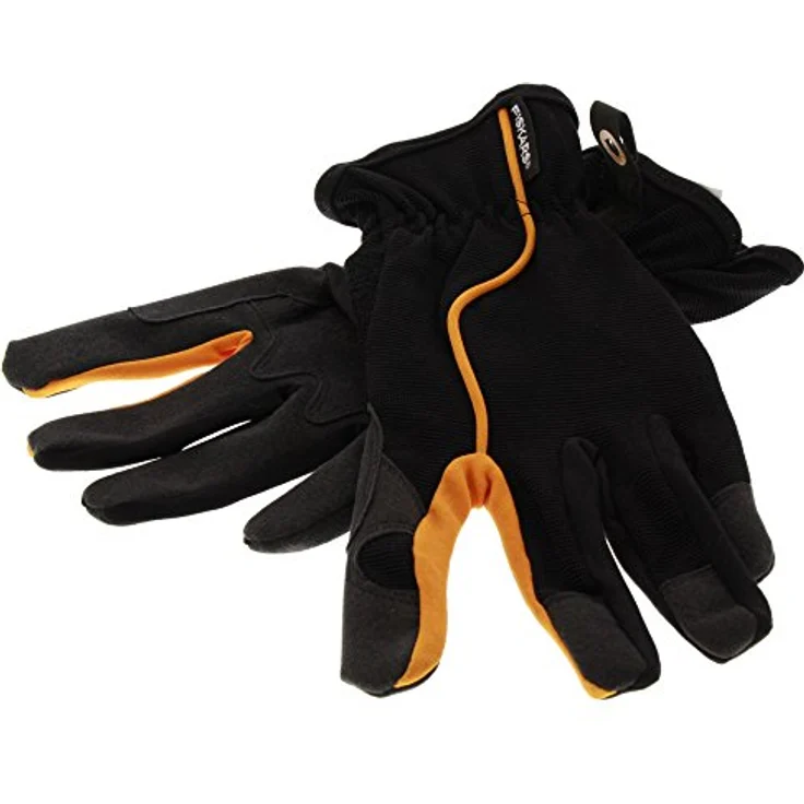 Fiskars Garten-Arbeitshandschuhe, Größe 10, Schwarz-Orange, 1003477 – Bild 6