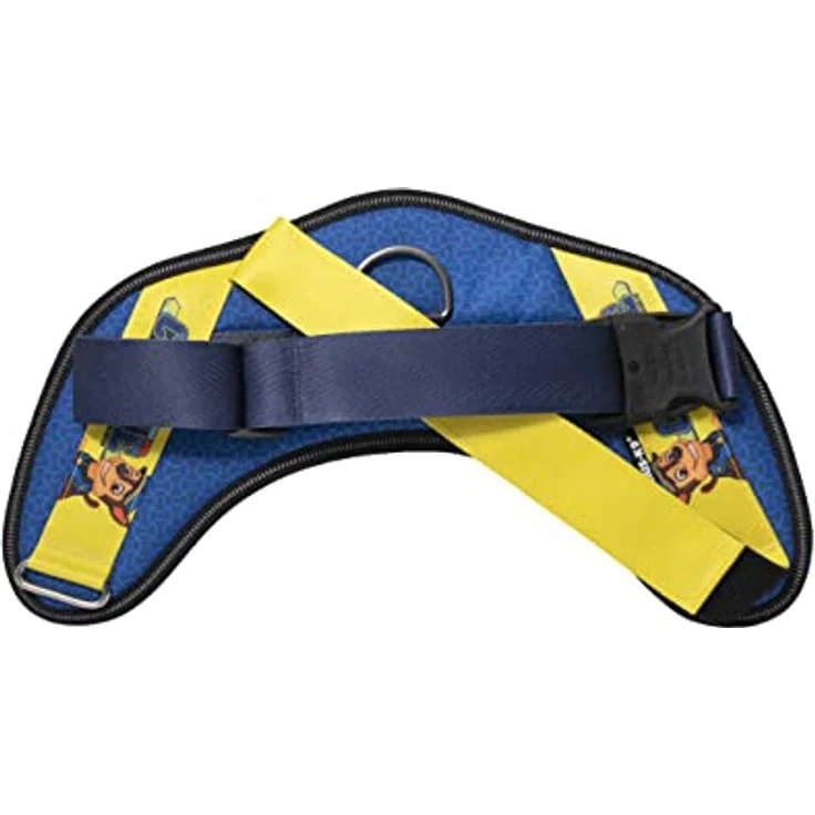 JULIUS K-9 Paw Patrol Hundegeschirr, Größe: M/0, Chase - Stadtgeschirr mit robustem Aufbau und reflektierenden Elementen, blau – Bild 5