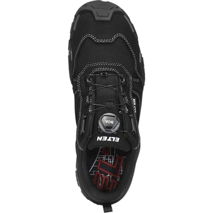 ELTEN Sicherheitshalbschuh MIKE BOA® GTX black, Low ESD S3S CI, Gr. 45, wasserdicht, GORE-TEX, PU/PU Sohle – Bild 5