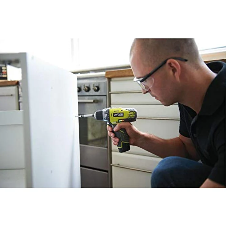 Ryobi 5133001802 2-Gang Akku-Kompaktschrauber Typ R12DD-LL13S, 12 V, Schwarz, Gelb – Bild 5