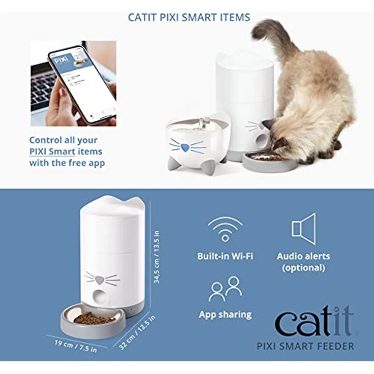 Catit Futterautomat für Katzen (2.90 l), Futternapf – Bild 6