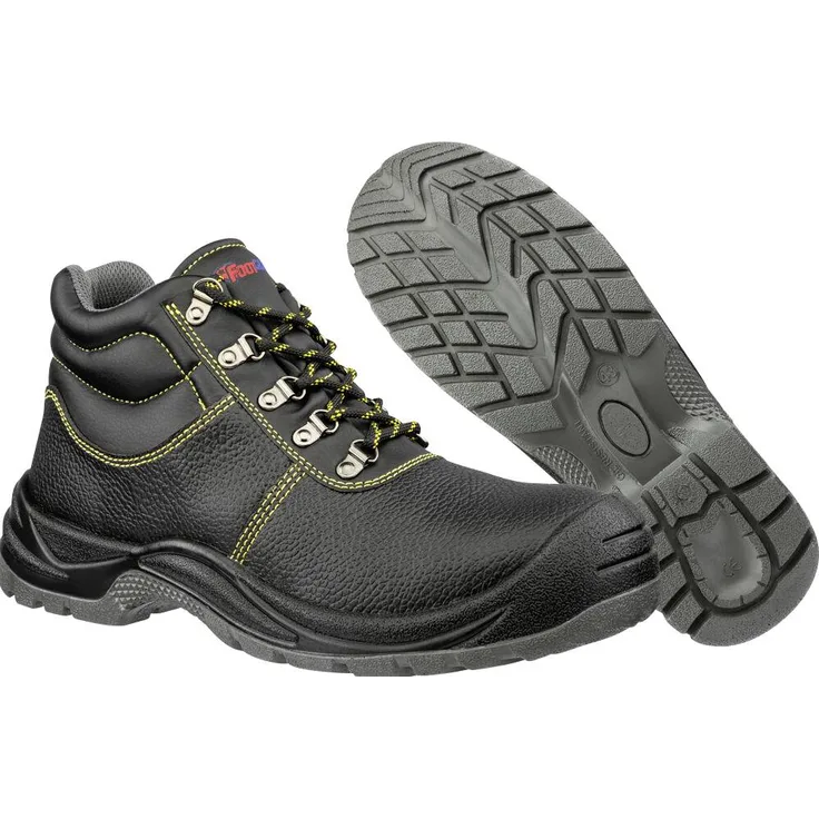 Footguard FOCUS MID S3 FO SR, Sicherheitsschuh nach EN ISO 20345:2022, Größe 46, schwarz