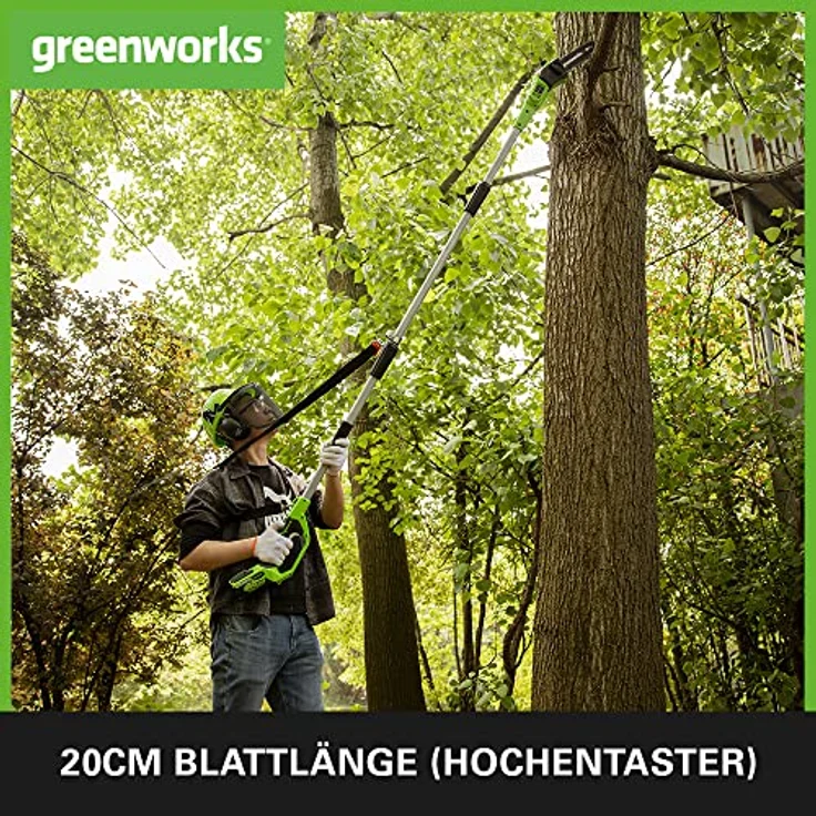Greenworks Hochentaster und Heckenschere Set 40 V – Bild 3