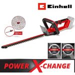 Einhell Akku-Heckenschere GC-CH 18/40 Li Solo 18V, Leichtgewichtig mit lasergeschnittenen Messern, 40 cm Schnittlänge