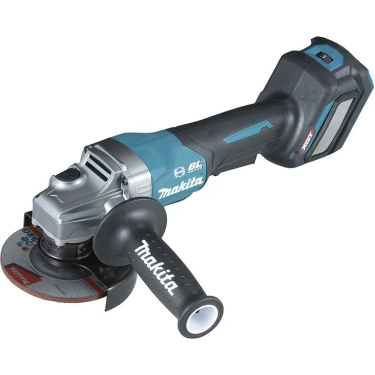 Makita GA028GZ xgt®, Mini-Winkelschleifer mit bürstenlosem Motor und Active-Feedback-Sensing-Technologie, grau