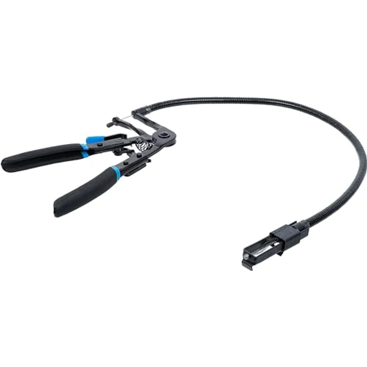 BGS Zange Schlauchklemmenzange semi-flexibel 850 mm 18 - 54 mm, verstärkter Bowdenzug, rutschfeste tauchisolierte Handgriffe – Bild 3