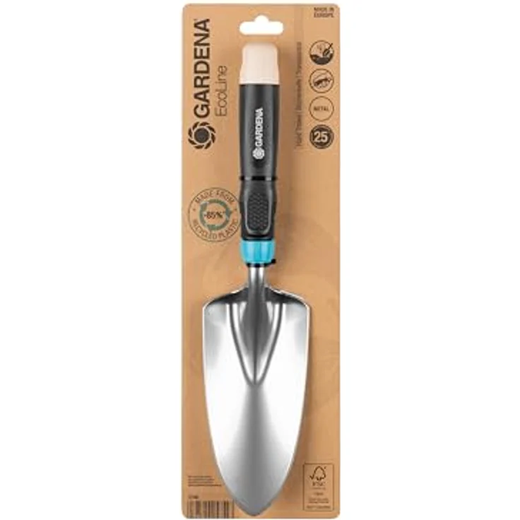 GARDENA EcoLine Blumenkelle FSC 100% Kelle, schwarz-türkis – Bild 5