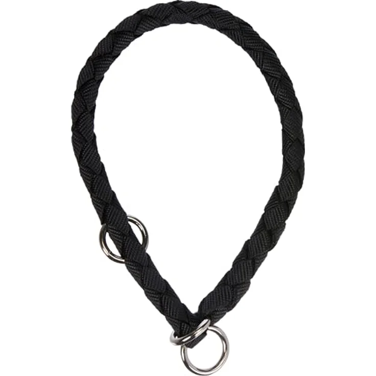 Trixie 143701 Cavo Zug-Stopp-Halsband, S–M: 35–41 cm/ø 12 mm, schwarz – Bild 2