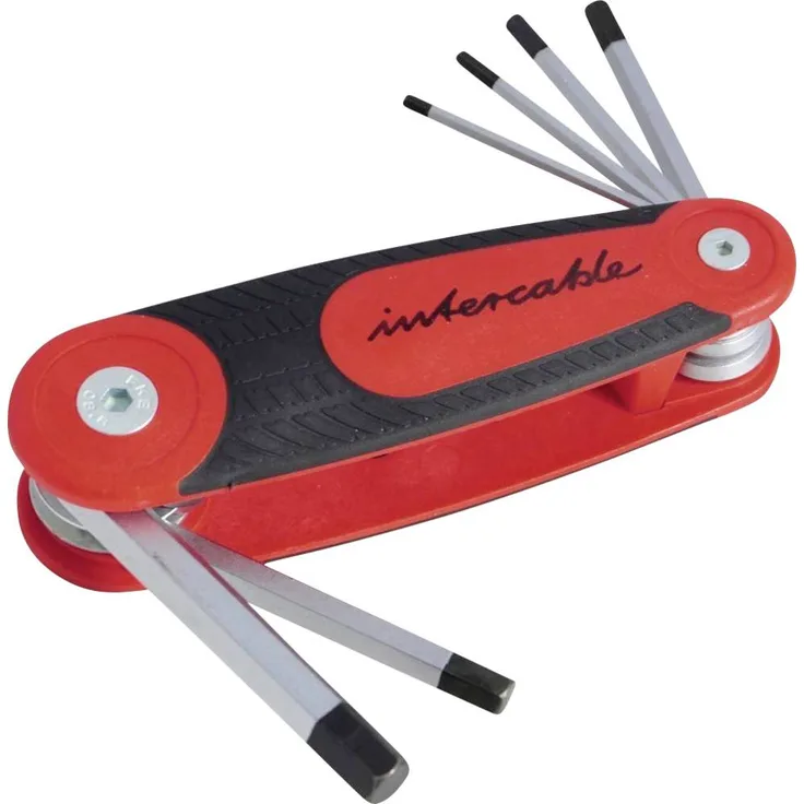 Intercable 7401002 Sechskant Winkelschraubendreher-Set, 7-teilig, aus Chrom-Vanadium-Stahl